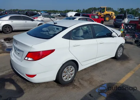 2016 Hyundai Accent Se z USA, uszkodzony, nr VIN KMHCT4AE5GU011547